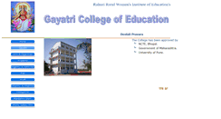 Desktop Screenshot of gayatri-bed.rahuri.org